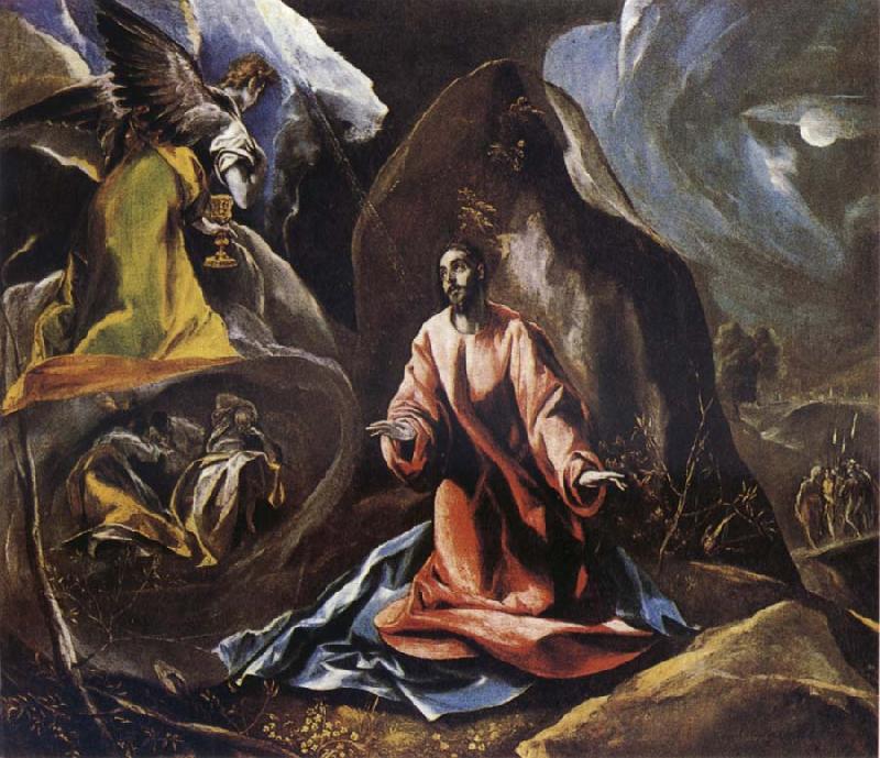 El Greco The Agony in the Garden Sweden oil painting art